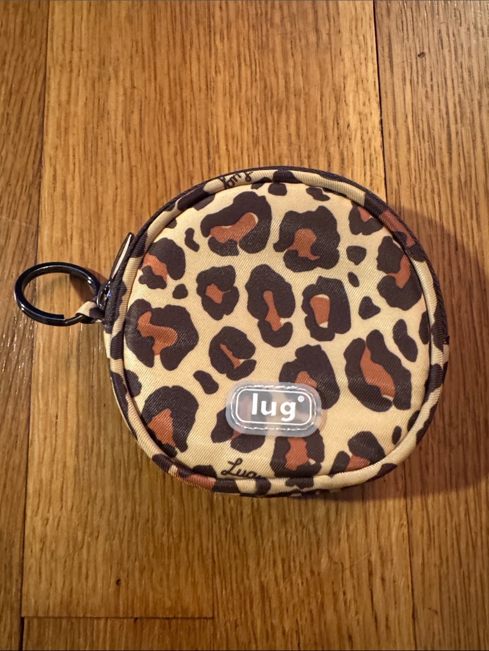 🐷 Lug Leopard Brown Coin Pouch - Brown/Tan